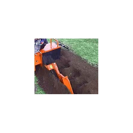 Trancheuse de sol 10cm moteur thermique 7cv 212cc Loncin