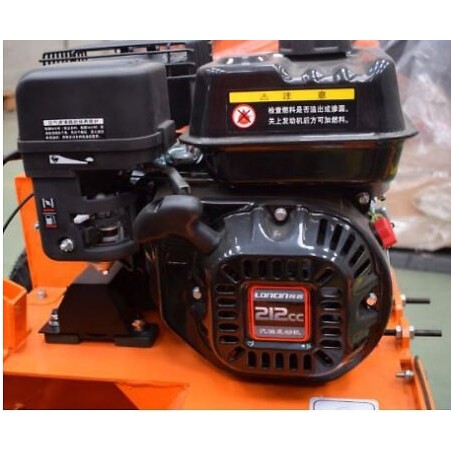 Trancheuse de sol 10cm moteur thermique 7cv 212cc Loncin