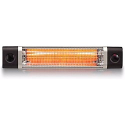 Chauffage infrarouge noir 2500 W 20m2 max 86cm