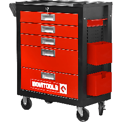 Servante d'atelier 5 tiroirs + accessoires marque Movitools RC5T-ACC servantes