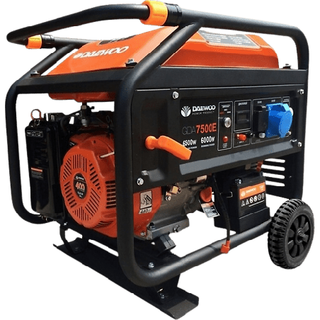 Générateur DAEWOO 15 CV mono et triphasé puissance maximale 6,5 kW