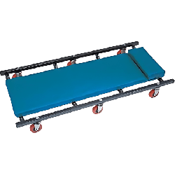 Chariot de garagiste 6 roulettes pivotantes avec appui tête inclus