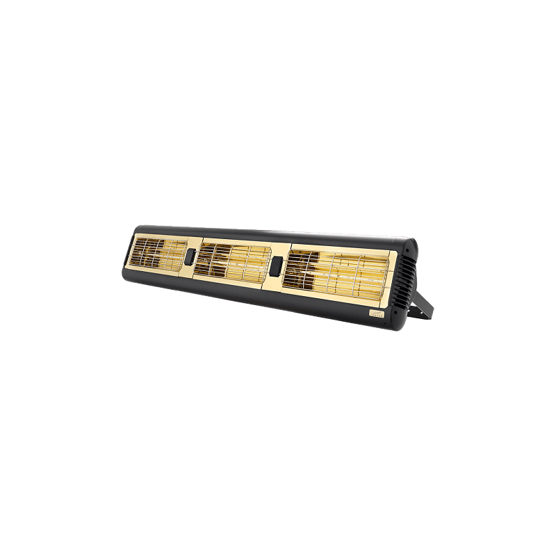 Chauffage infrarouge 3x1500 W 20m2 réflécteur doré