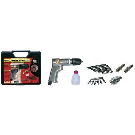Coffret perceuse visseuse devisseuse pneumatique