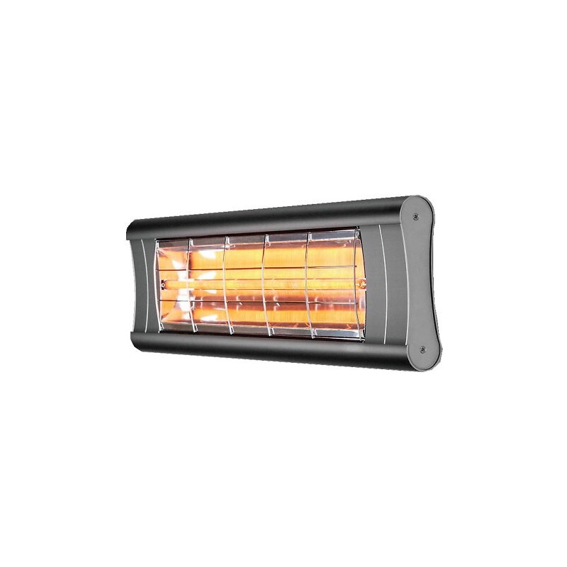 Chauffage infrarouge 2500 W IP44 12m2 max télécommande