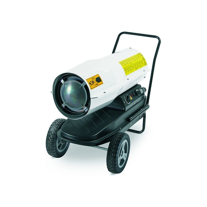 Chauffage fioul air chaud pulsé 30 kW sur roues