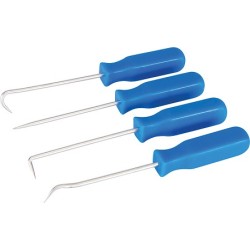 Jeu de 4 piques et crochets 140 mm marque SILVERLINE
