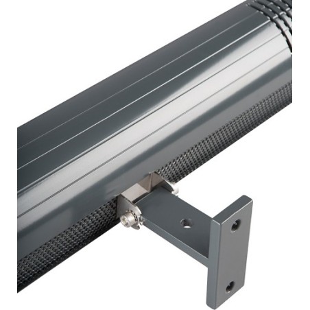 Chauffage radiant 2000 W gris télécommande bluetooth