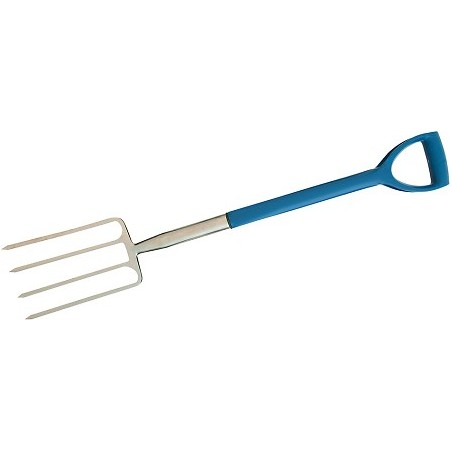 Fourche à bêcher en acier inoxydable SILVERLINE