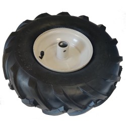 Roue gauche agraire rechange 13 pouces rotovator Greencut alésage 25mm