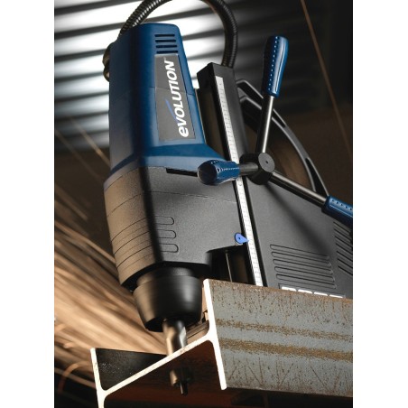 Perceuse socle magnétique 1200w 42mm Evolution Steel EVOMAG42 avec lubrification
