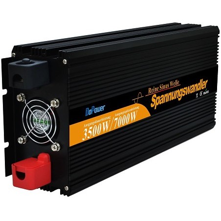 Onduleur pure sinus 3500W 24/230 Volt télécommande