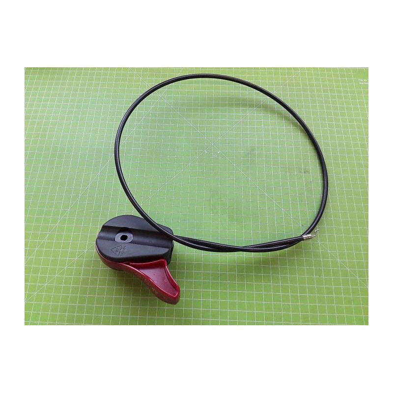 Manette des gaz avec câble bowden 10001395 pour zipper zi-bm870eco marque Zipper pièce 10001395 compatible ZI-BM870ECO
