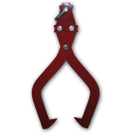 Pince à bois en acier - Ouverture de 85 cm - Anneau de levage 800 kg