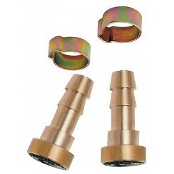 Baionnette cannelée pour tuyau 6x11 et colliers 2