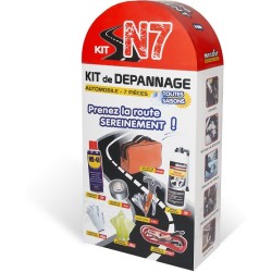 Kit de secours et dépannage N7 Mecafer à mettre dans votre voiture